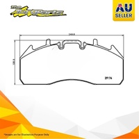 TEXTAR COMMERCIAL PAD For Volvo