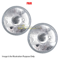 Pair Head Lamp LH=RH H4 Rd 7Inch With P/Li,Glass For NISSAN/DATSUN PATROL GQ, MQ