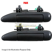 Pair Door Handle Outer LH Fnt=RR Black For NISSAN/DATSUN PATROL GU1,2,3/TY61,Y61