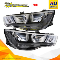 Pair New Head Lamp Left-Right Hand No Xenon Suit For AUDI A1 10/10-11/14