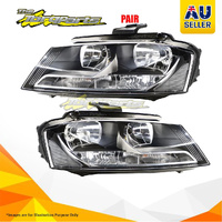 Pair Head Lamp Left-Right Hand No Xenon For AUDI A3 04/08-03/13 WAUZZZ8P