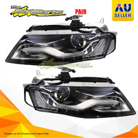 Pair Head Lamp LH-RH With Bi-Xenon No Adaptive For AUDI A4 B8 SED &amp; WAG WAUZZZ8K