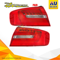 Pair Tail Lamp Left-Right Sedan With LED For AUDI A4 B8 SED/WAG STD WAUZZZ8K