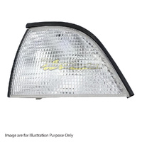 Corner Lamp Left White Lens TYC For BMW 3SERIES COUPE/CONVERTIBLE E36