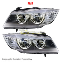 Pair Head Lamp Left-Right No Xenon For BMW 3SERIES SEDAN 09/08-06/12 E90 SEDAN