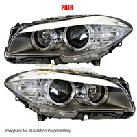 Pair Head Lamp Left-Right No Xenon For BMW 5SERIES 04/10-07/13 F10/F11 SED/WAG