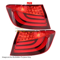 Pair Tail Lamp Left-Right Sedan For BMW 5SERIES 04/10-07/13 F10/F11 SED/WAG