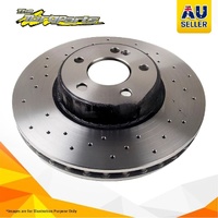 Pair FREMAX BRAKE DISC Front For Mercedes W205 Front 318MM DRILLED