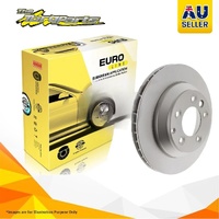 Pair EURO-LINE Brake Rotor For Renault Trafic X82 FRT 296MM