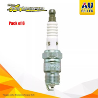 6x Spark Plug For HOLDEN H SERIES HJ 3.3L GMH 202 (Red)OHV 12v Petrol 6cyl 108kW