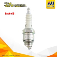 6x Spark Plug For HOLDEN F SERIES FB 2.3L GMH 138 (Grey)OHV 12v Petrol 6cyl 56kW
