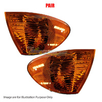 Pair Corner Lamp Left-Right Hand Amber For BMW 3SERIES SEDAN E46 SEDAN