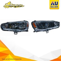 Genuine Head Lamp LH &amp; RH Halogen For Mitsubishi Outlander ZH Wagon 2009-2012