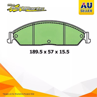 Protex Front Brake Pads For FORD FALCON RTV BF 5.4ltr BARRA 220 V8 24V SOHC VCT