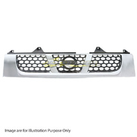 Grille Black/Chrome For NISSAN/DATSUN NAVARA UTE D22 MNT MNT, JN1 JN1