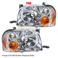 Pair Head Lamp Left-Right TYC For NISSAN/DATSUN NAVARA UTE D22 MNT MNT, JN1 JN1