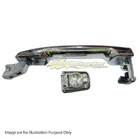 Door Handle Outer All Chrome W/Key Hole For NISSAN/DATSUN NAVARA UTE DM40, DM40T
