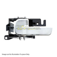 Door Handle Inner LH Front=Rear Black/Chrome For NISSAN/DATSUN NAVARA UTE DM40