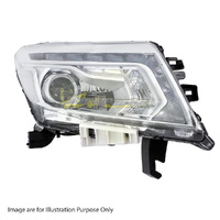 One New Head Lamp Right Hand Chrome Suit For NISSAN/DATSUN NAVARA UTE D23