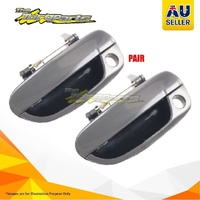 Pair Door Handle Outer Left - Right Hand Front For Hyundai Accent 3/5DOOR Sedan