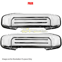 Pair Door Handle Outer Left-Right Front Chrome For MITSUBISHI PAJERO NL,NK,NJ,NH