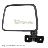 Door Mirror Left Black Smooth For NISSAN/DATSUN PATROL 02/88-04/91 GQ SER1 Y60