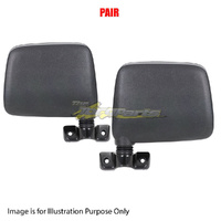 Pair Door Mirror Left-Right Black Textured For NISSAN/DATSUN PATROLGQ SER1 Y60