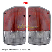 Pair Tail Lamp Left-Right Wagon TYC For NISSAN/DATSUN PATROL GQ SER2 Y60
