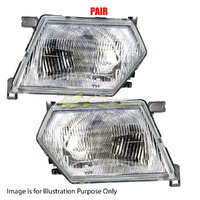 Pair Head Lamp Left-Right For NISSAN/DATSUN PATROL GU1/TY61, GU1/Y61