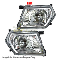 Pair Head Lamp Left-Right Suit For NISSAN/DATSUN PATROL GU2/TY61, GU2/Y61