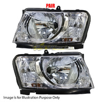 Pair Head Lamp Left-Right For NISSAN/DATSUN PATROL GU3/TY61 UTE, GU3/Y61 WAGON
