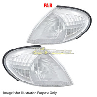 Pair Corner Lamp LH-RH Suit Plastic Lens Head Lamp For NISSAN/DATSUN PULSAR N16