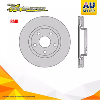 Pair Protex Front Rotor For HOLDEN COMMODORE EVOKE, SV6 VF 3.6ltr LFX V6 24V VVT