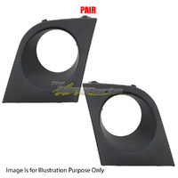 Pair Fog Lamp Cover Left-Right W/Fog Light Type For NISSAN/DATSUN TIIDA MNT, JN1
