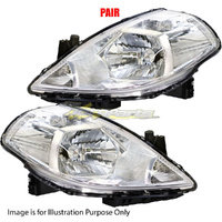 Pair Head Lamp Left-Right Hand For NISSAN/DATSUN TIIDA 12/05-04/07 JN1