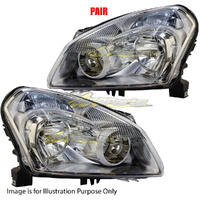 Pair New Head Lamp Left-Right Hand For NISSAN/DATSUN DUALIS J10 SER1 SJNF@AJ10A1