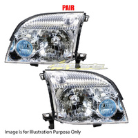 Pair Head Lamp Left-Right Hand For NISSAN/DATSUN XTRAIL T30 SER1, SER2 JN1BNTA30A