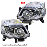 Pair Head Lamp LH-RH Unit W/Xenon For NISSAN/DATSUN XTRAIL T31 SER2 JN1@NTA31A