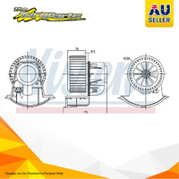 New Nissens AC Heater Fan Blower Motor For VW T5, T6 MULTIVAN 7H 6/05-ON