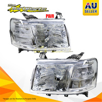 Pair New Head Lamp Left-Right Hand Suit For Ford Ranger Ute 12/06-01/09 PJ