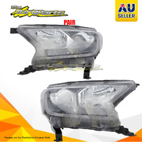Pair Head Lamp Left-Right Hand For Ford Ranger UTE PX WILDTRAK/XL/XLS/XLT