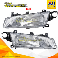 Pair Head Lamp Left-Right For Ford Falcon 03/96-06/99 XH UTE, 03/93-03/96 XG UTE