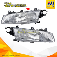 Pair Head Lamp Left-Right Hand For Ford Fairlane 10/96-08/98 NL,03/95-09/96 NF