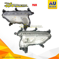Pair Genuine Fog Lamp Lft-Rt Active For HYUNDAI SANTA FE WAGON DM SER2 KMHST/SU