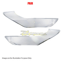Pair New Fog Lamp Cover Left-Right Front Chrome Suit For MITSUBISHI OUTLANDER ZM
