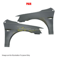 Pair New Guard Unpainted Left-Right Hand CAPA For MITSUBISHI LANCER CF, CJ