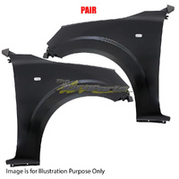 Pair Guard Left-Right Unpainted Narrow Type For NISSAN/DATSUN NAVARA UTE D23