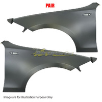 Pair Guard Left-Right Unpainted CAPA For BMW 1SERIES E82 COUPE, E87 5DOOR, E88