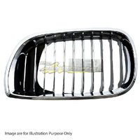 Grille Left Hand Black/Chrome For BMW 3SERIES SEDAN E46 SEDAN SPORT/STD