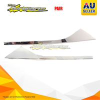 Pair Genuine Grille Mould Left-Right Chrome Upper For HYUNDAI SANTA FE WAGON